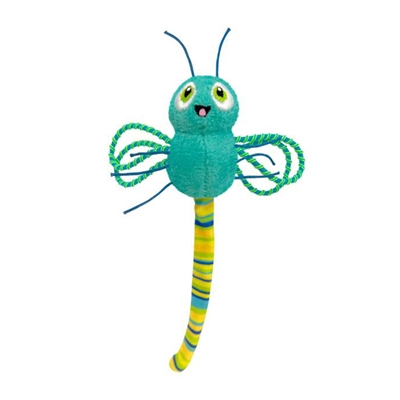 KONG Flingaroo Dragonfly Kattleksak Turkos